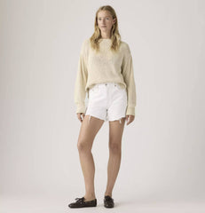 Short LEVI'S Ribcage 005DS-0007 Tooth Fairy Raw - Bianco