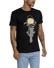 DEUS EX MACHINA Frontal Matchlees T-shirt - Black