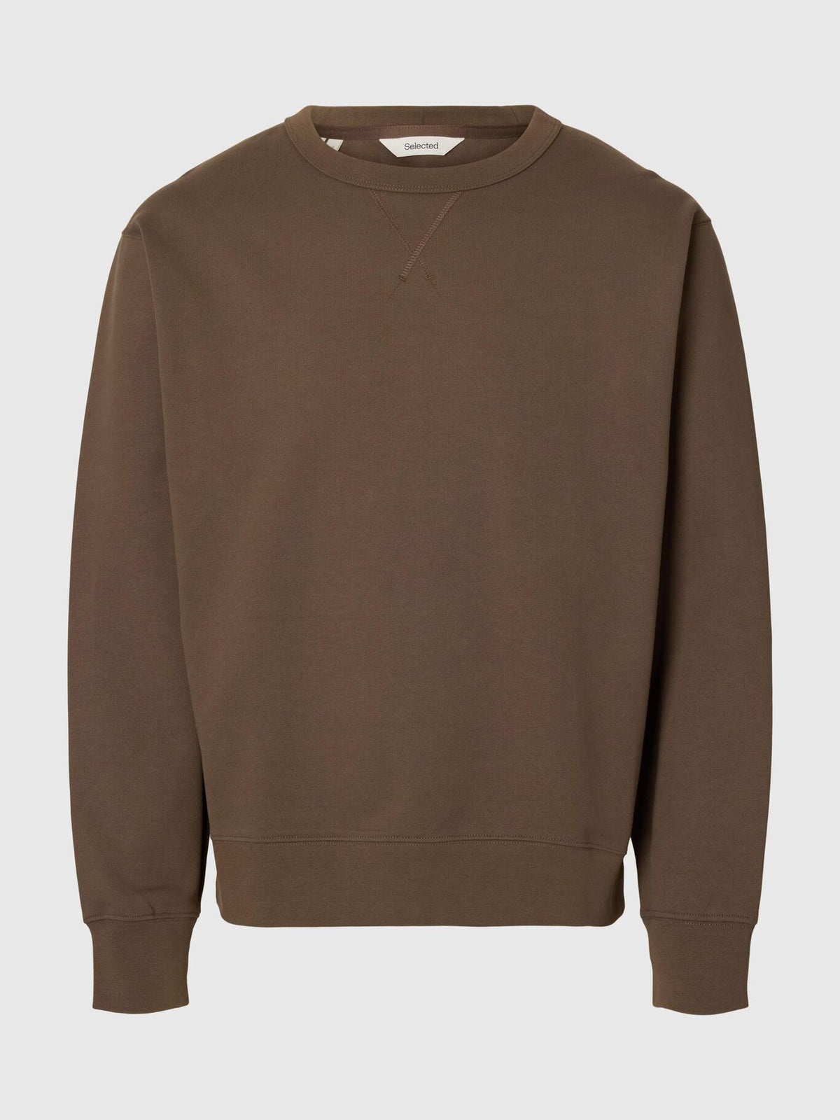 Felpa girocollo SELECTED 16099829 - Chocolate Chip