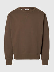 Felpa girocollo SELECTED 16099829 - Chocolate Chip