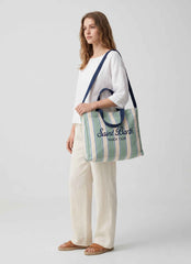 Borsa a spalla SAINT BARTH ESSENTIAL 09429L - Stripes Pop Verde/Blu
