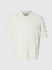Polo SELECTED Knit 16100074 - Egret