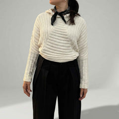 Pullover cappuccio REPLAY DK3907.000.G22926. 412 - Bianco