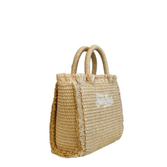 Borsa a mano SAINT BARTH VANITY MINI STRAW N - 11 Essential Emb 06521H