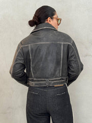 Chiodo BULLY 8736 Leather - Carbone