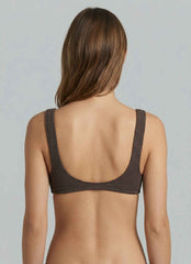Top bikini bralette SAINT BARTH NAIMA 00036L - Marrone