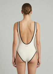 Costume SAINT BARTH Cassandra String 00175L - Panna/Nero