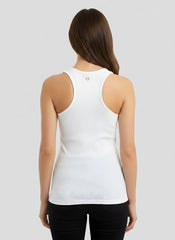 Canotta in costina GAELLE PARIS GAABW09307 - Bianco