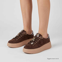 Sneaker GOLD&GOLD GB1093 - Moro