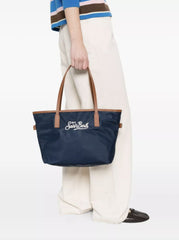 City Bag Mid Nylon SAINT BARTH 01823L - Blu