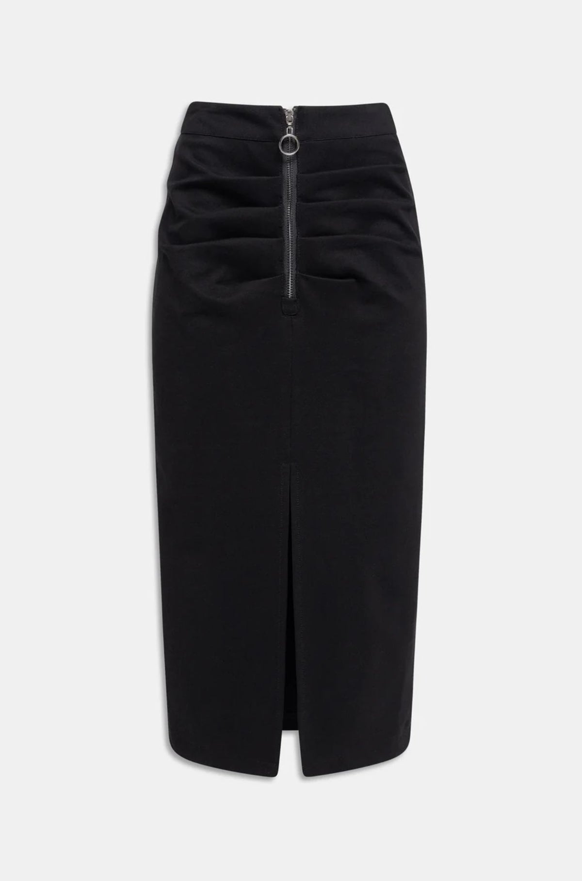 Gonna midi con zip WEILI ZHENG PG04 - Black