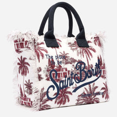Borsa a spalla SAINT BARTH VANITY 09495L - Bianco/Bordeaux