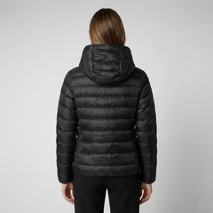 Piumino con cappuccio GAELLE PARIS GAABW06501 - Nero