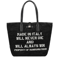 Shopping bag MANIKOMIO DESIGN Mia - Black