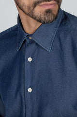 Camicia ALEA HTMIK10LS 1494-10 - Blu denim