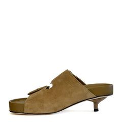 Sandalo con tacco JVAM 40537 Joss - Taupe suede