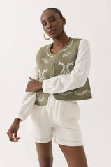 Gilet ARTLOVE MELINEA - Khaki