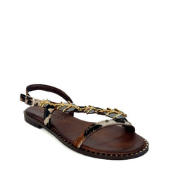 Sandalo basso KOTRIS 3119 - Cow Choco
