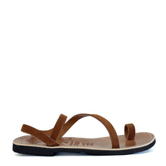 Sandalo basso F.M.P. 3180 - Velour Camel