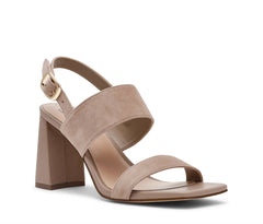 Sandalo con tacco STEVE MADDEN WENDIE - Suede Taupe