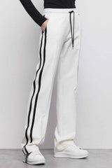 GAELLE PARIS GAABW0838 Straight Trousers - White/Black