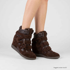 Sneaker STEVE MADDEN MAVIS - Brown Suede