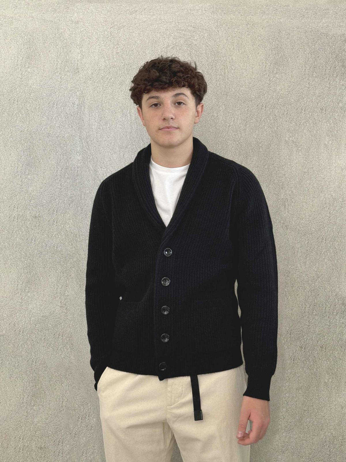 MASQ M1177 7 0680 Button Down Jacket - Blue