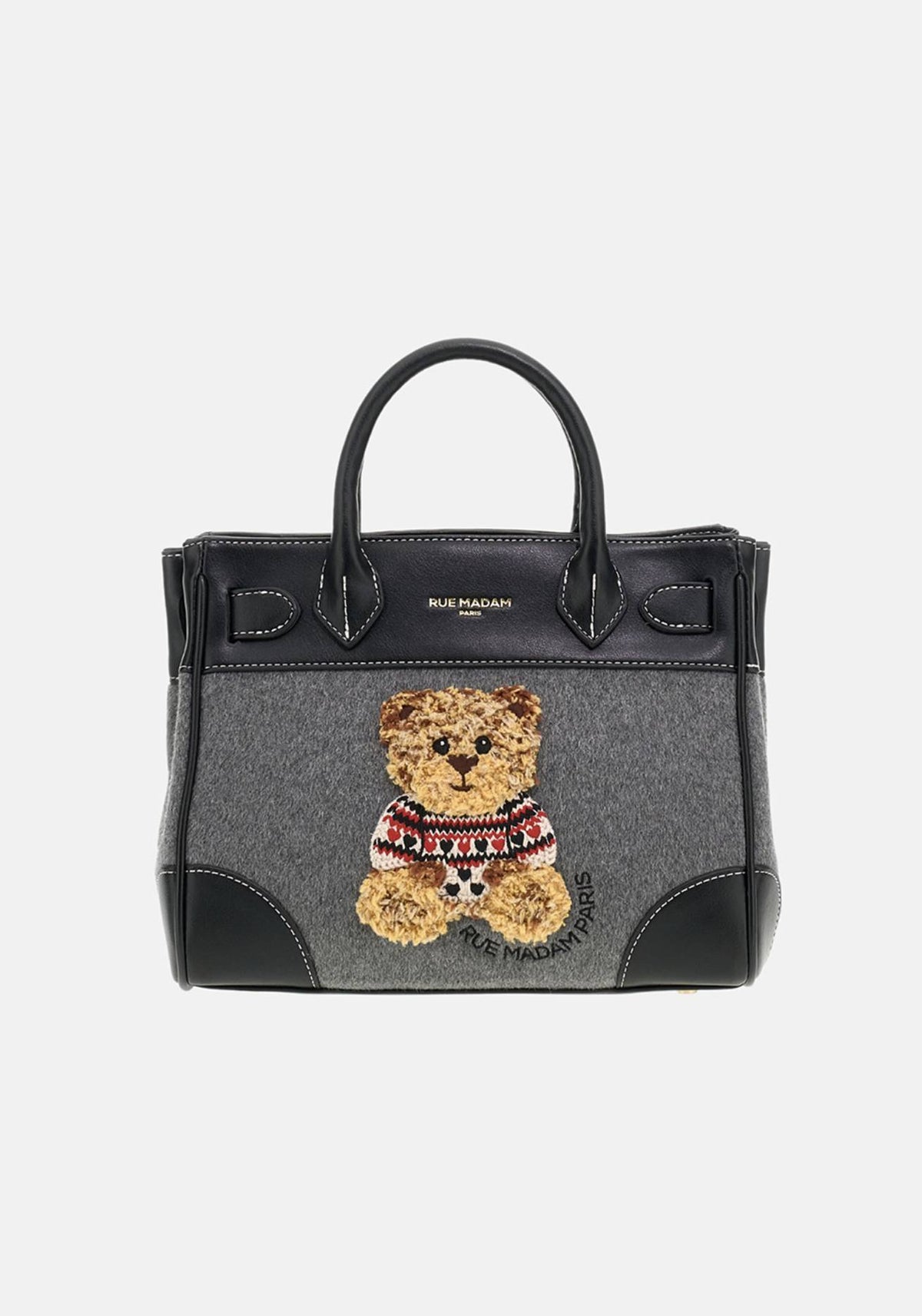 Borsa RUE MADAM MARVIN LOVE MINI TOTE - Grey