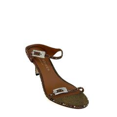 Sandalo con tacco KURT GEIGER Strass - Fabric Print Bronze