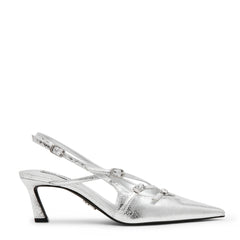 Slingback STEVE MADDEN LIANA - Silver Crinkle