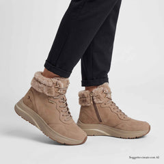 Stivaletto stringato TAMARIS 26279 - Taupe