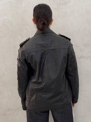 Giubbotto BULLY 7941 Leather - Carbone