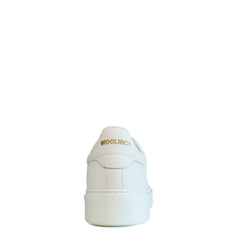Sneaker WOOLRICH Classic Court Calf - Bianco