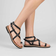 Sandalo basso F.M.P. 3272 - Nero