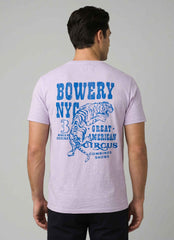 T-shirt BOWERY NYC Unisex - American Circus Lavander
