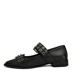 Ballerina DIVINE FOLLIE AIS83 Black Leather