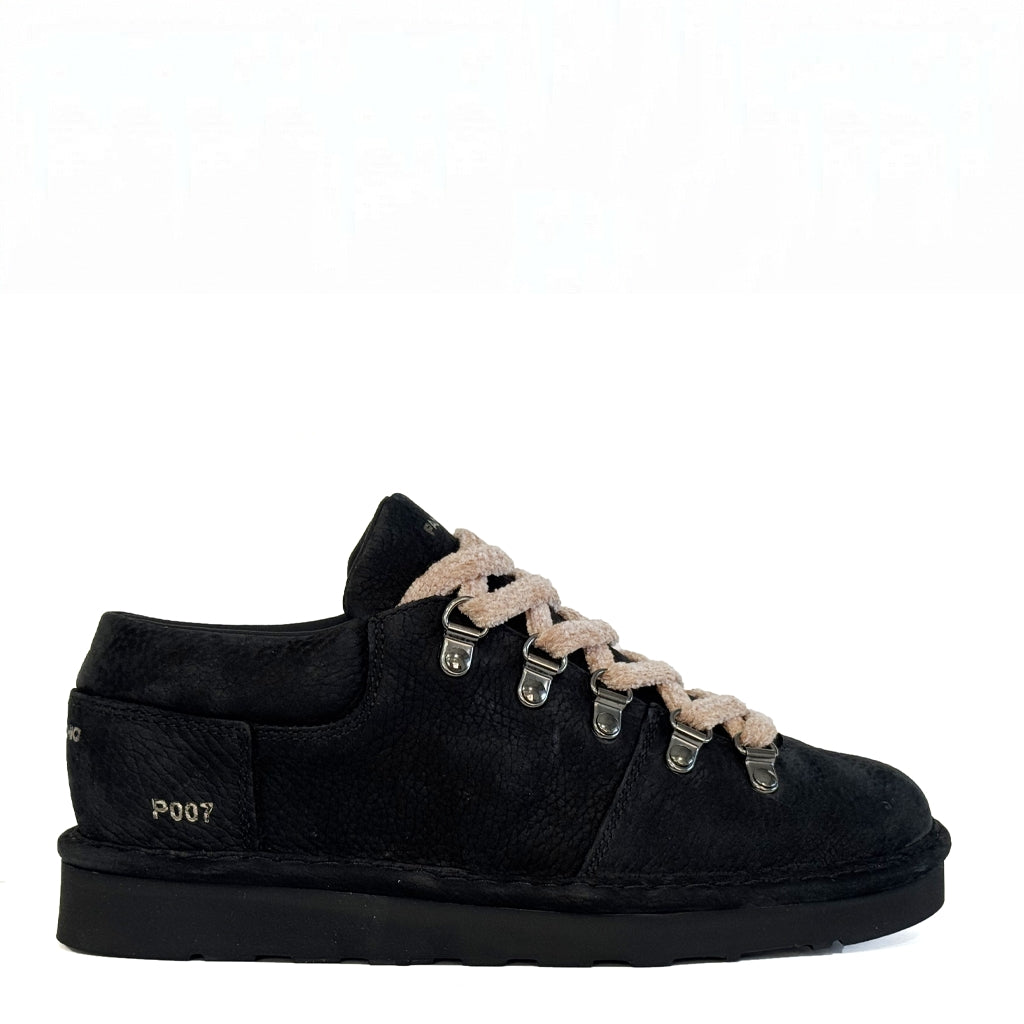 Polacchino P007 PANCHIC Clay Nabuck - Black
