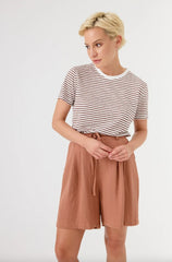 T-shirt ARTLOVE Lena - Brown