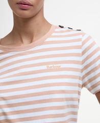 T-shirt Ferryside a righe BARBOUR LML0890 - Toast