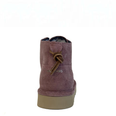 Polacchino P003 PANCHIC Suede Faux Fur  - Brownrose