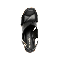Sandalo con zeppa TAMARIS 28374 - Nero