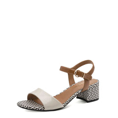 Sandalo con tacco TAMARIS 28249 - Ivory Comb