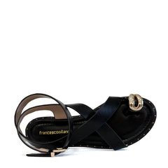 Sandalo basso FRANCESCO MILANO J18-02A - Nero