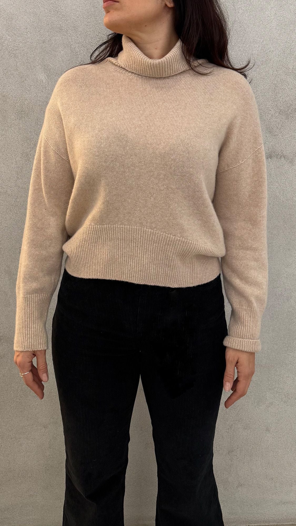 Maglione collo alto KNITEREE KNW2577MA - Ginger