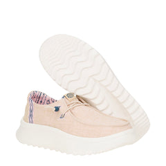 Sneaker HEY DUDE Wendy Peak Chambray Woven 41946 - Tan