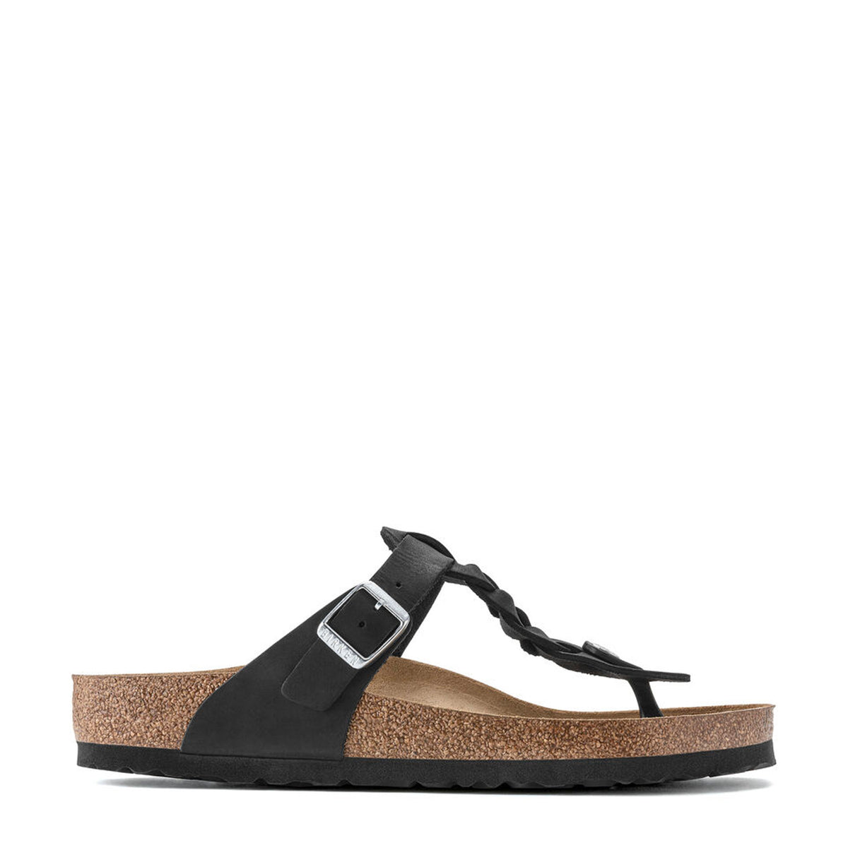 Flip flops BIRKENSTOCK GIZEH Oiled Leather 1021349 - Black