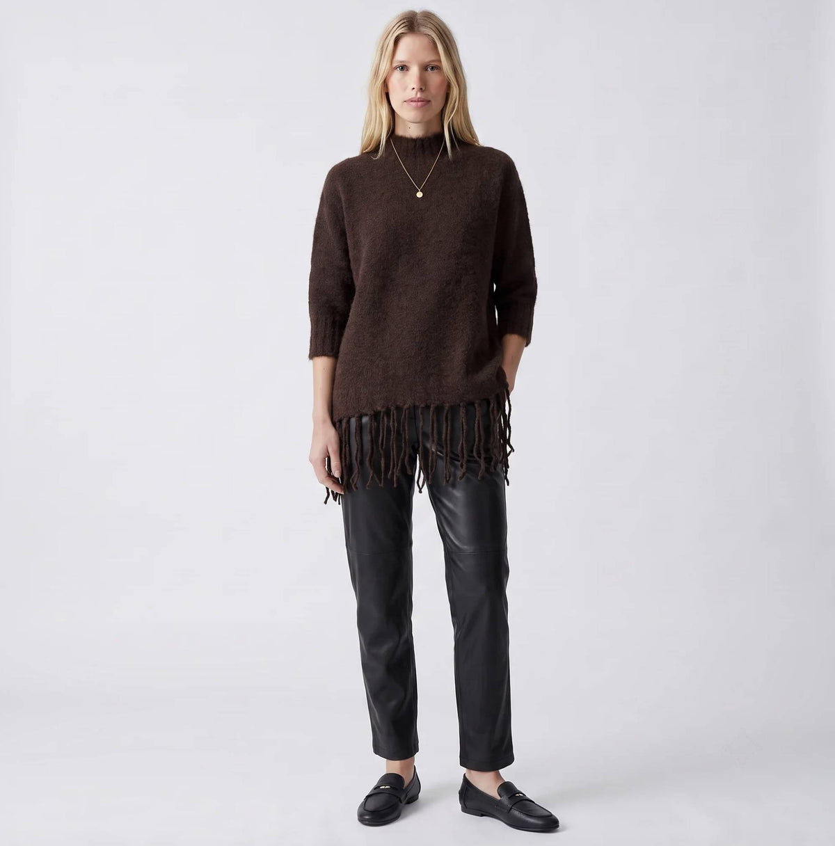Maglione over ARTLOVE FLISSAE - Brown