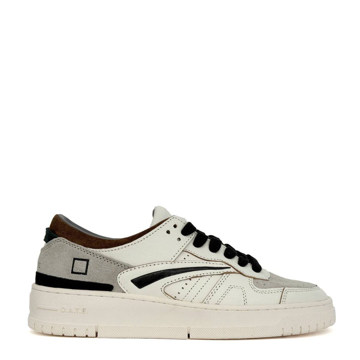Sneaker D.A.T.E. TORNEO - Colored White-Cuoio