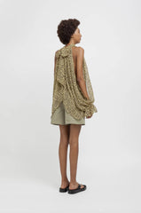 Blusa animalier WEILI ZHENG S26SL07 - Yellow