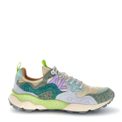 Sneaker FLOWER MOUNTAIN YAMANO 3 W - Animalier Taupe/Green Bottle